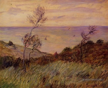  ville Tableaux - Les falaises de Varengeville Les rafales de Claude Monet